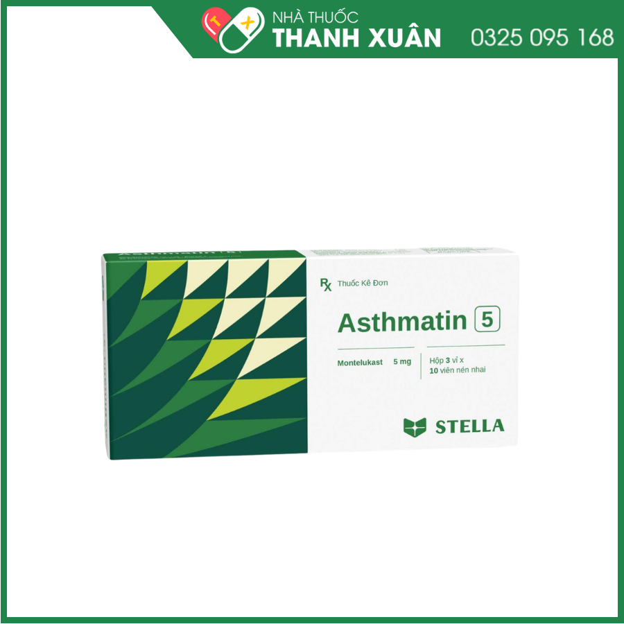 Asthmatin 5 phòng và điều trị hen suyễn